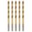 Erbauer  Straight Shank Metal Drill Bits 2.5mm x 57mm 5 Pack