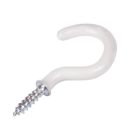 Essentials  White Cup Hooks 3mm x 45mm 10 Pack