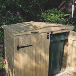 Rowlinson  4' 6" x 2' 6" (Nominal) Double Timber Bin Store