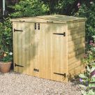 Rowlinson  4' 6" x 2' 6" (Nominal) Double Timber Bin Store