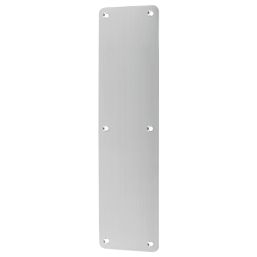 Smith & Locke Fire Rated Finger Plate Satin Stainless Steel 75mm x 300mm