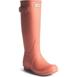 Hunter Original Tall  Size 5 Womens Terracotta Non Safety Wellies