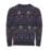 Site Screwfix Christmas Jumper Blue 2X Large 51" Chest