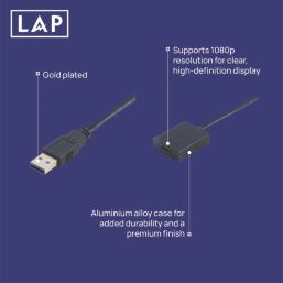 LAP USB-A to HDMI Adaptor