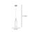 Eglo Troy 3 Pendant Light Satin Nickel/White