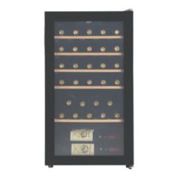 Essentials NNWS33WCUK  Freestanding Black 33 Bottle Wine Cooler 480mm