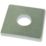 Easyfix Steel Square Washers M20 x 5mm 10 Pack