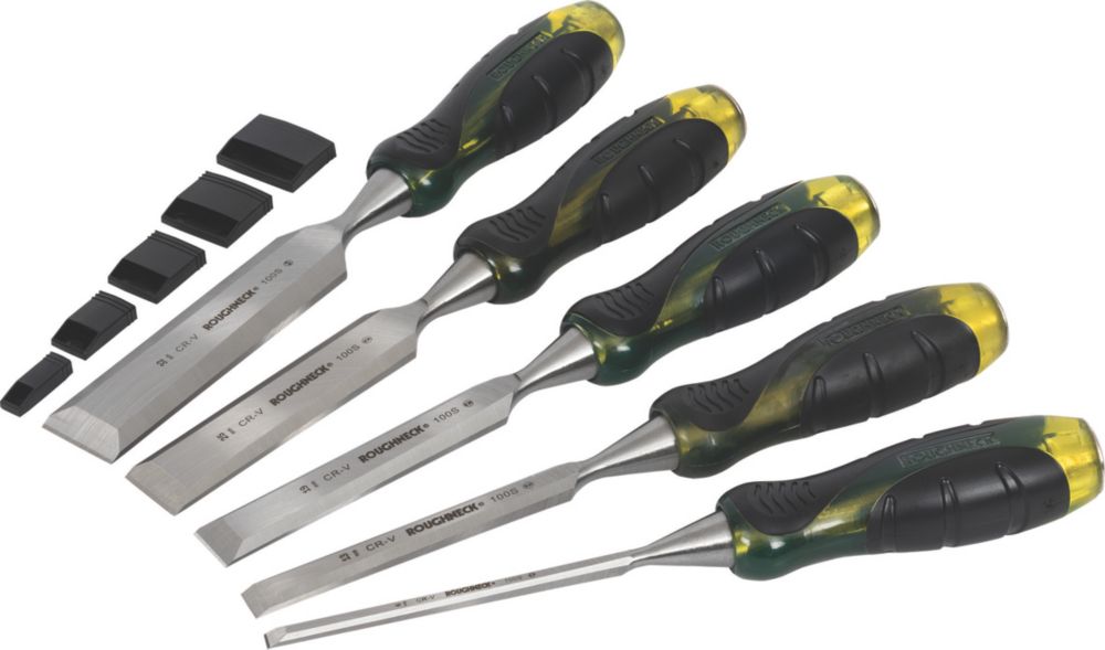 Roughneck  Bevel Edge Chisel Set 5 Pieces
