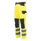 Site Ovett Hi-Vis Trousers Yellow & Black 30" W 32" L
