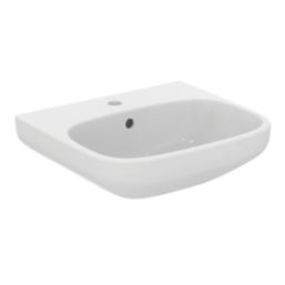 Ideal Standard i.life A Washbasin & Pedestal 1 Tap Hole 500mm