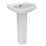 Ideal Standard i.life A Washbasin & Pedestal 1 Tap Hole 500mm