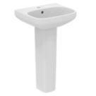 Ideal Standard i.life A Washbasin & Pedestal 1 Tap Hole 500mm