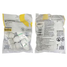 Flomasta  Plastic Push-Fit Equal 90° Elbows 22mm 5 Pack