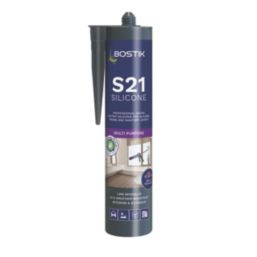Bostik S21 Multipurpose Silicone Sealant White 310ml