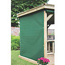 Forest Green Acrylic Gazebo Curtains 2m x 2.20m 6 Pack