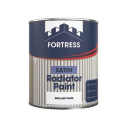 Fortress 750ml White Satin Heat Resistant Radiator Paint
