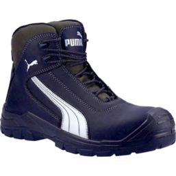 Puma Cascades Mid Size 10  Black Water-Resistant  Safety Boots