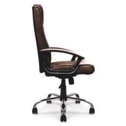 Nautilus Designs Westminster High Back Executive Chair Brown