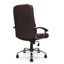 Nautilus Designs Westminster High Back Executive Chair Brown