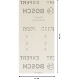 Bosch Professional Expert M480 Sanding Net – 225mm, Grit 400, For Dust-Free Drywall Sanding, 25 Pack