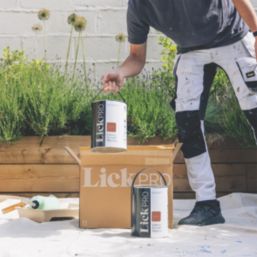 LickPro 5Ltr Smooth Red 01 Masonry Paint