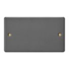 Varilight  2-Gang Blanking Plate Graphite Grey