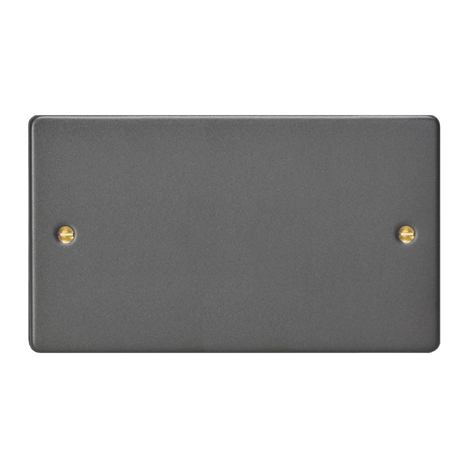 Varilight 2-Gang Blanking Plate Graphite Grey (376YT)