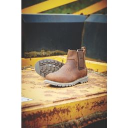 Site Mudguard Size 9  Brown  Steel Toe Cap Safety Dealer Boots