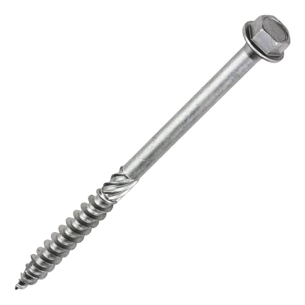 Timco 10150INH Hex Socket Thread-Cutting Timber Screws 10mm x 150mm 10 Pack