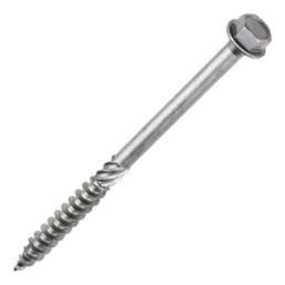Timco 10150INH Hex Socket Thread Cutting Timber Screws 10mm x 150mm 10 Pack