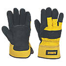 DeWalt DPG41L Premium Rigger Gloves Black / Yellow Large