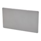 Varilight  2-Gang Blanking Plate Slate Grey