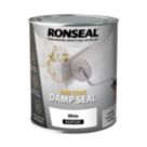 Ronseal One Coat Damp Seal White Matt 0.75Ltr