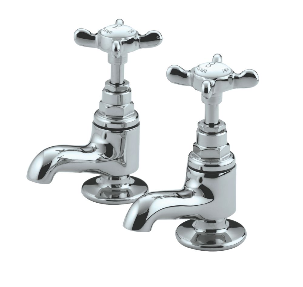 Bristan 1901 Vanity Basin Taps Pair | Basin Taps | Screwfix.com