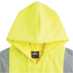 Pro RTX High Visibilty  Hoodie Yellow / Navy Small 36" Chest