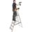 Magnusson Aluminium 1.9m 6 Step Swingback A Frame Step Ladder
