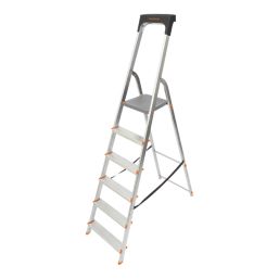 Magnusson Aluminium 1.9m 6 Step Swingback A Frame Step Ladder