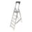 Magnusson Aluminium 1.9m 6 Step Swingback A Frame Step Ladder