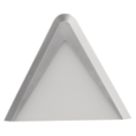 4lite Hampton Triangular LED Silver Cool White Under Cabinet Light Without Bezel 3.5W 200lm