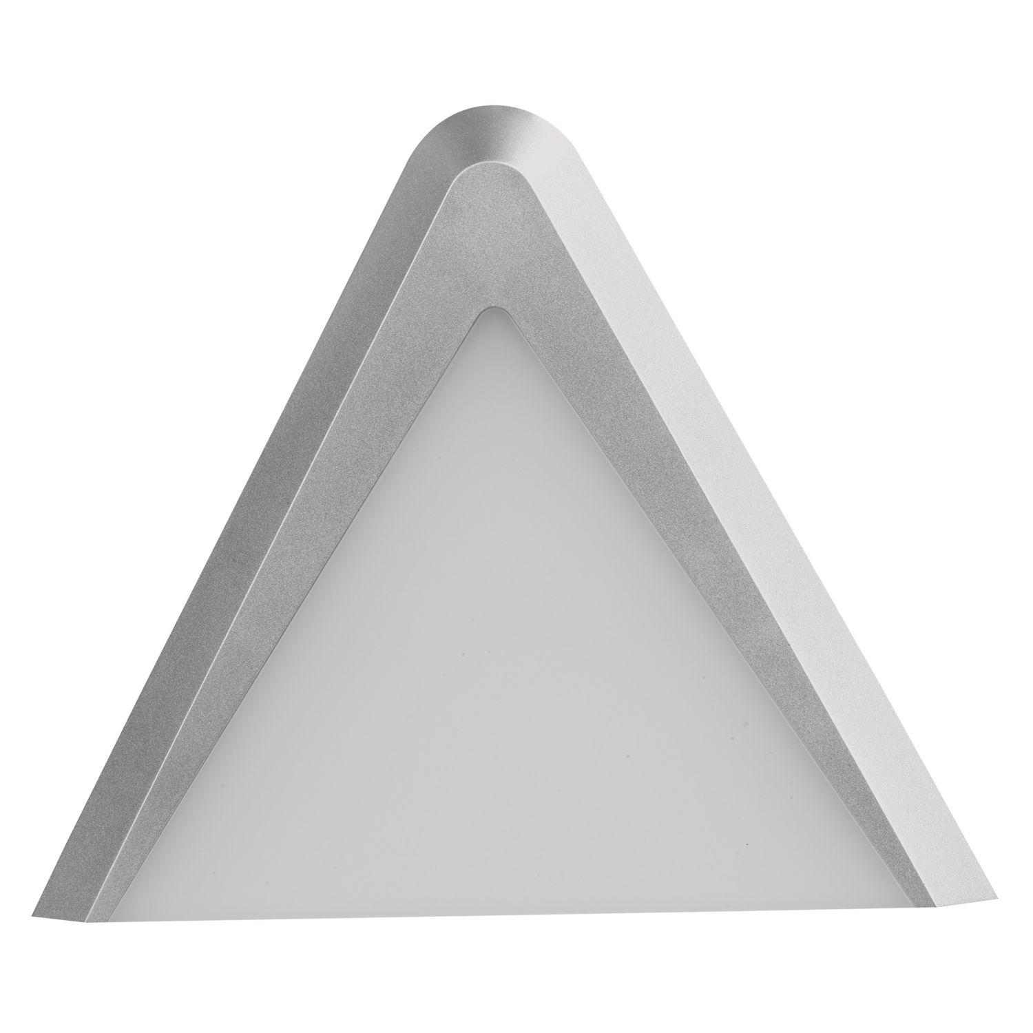 4lite Hampton Triangular LED Silver Cool White Under Cabinet Light Without Bezel 3.5W 200lm (377AX)