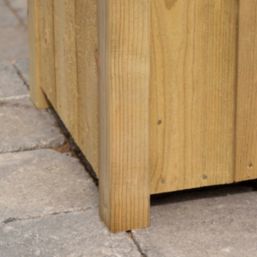 Rowlinson Heritage Square Planter Natural 43cm x 43cm x 42cm