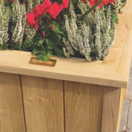Rowlinson Heritage Square Planter Natural 43cm x 43cm x 42cm
