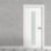 Green & Taylor  7-Frosted Light Satin Painted White Wooden Horizontal Pattern Internal Door 1981mm x 762mm