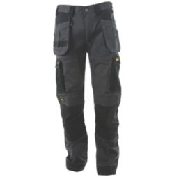 DEWALT Barstow Holster Work Trousers Charcoal Grey 38" W 31" L