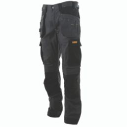 DEWALT Barstow Holster Work Trousers Charcoal Grey 38" W 31" L
