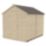Forest  6' x 8' (Nominal) Apex Overlap Timber Shed with Base & Assembly