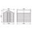 Forest  6' x 8' (Nominal) Apex Overlap Timber Shed with Base & Assembly