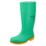 Dunlop Acifort HazGuard Size 11  Green Steel Toe Cap Safety Wellies