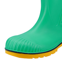 Dunlop Acifort HazGuard   Safety Wellies Green Size 11