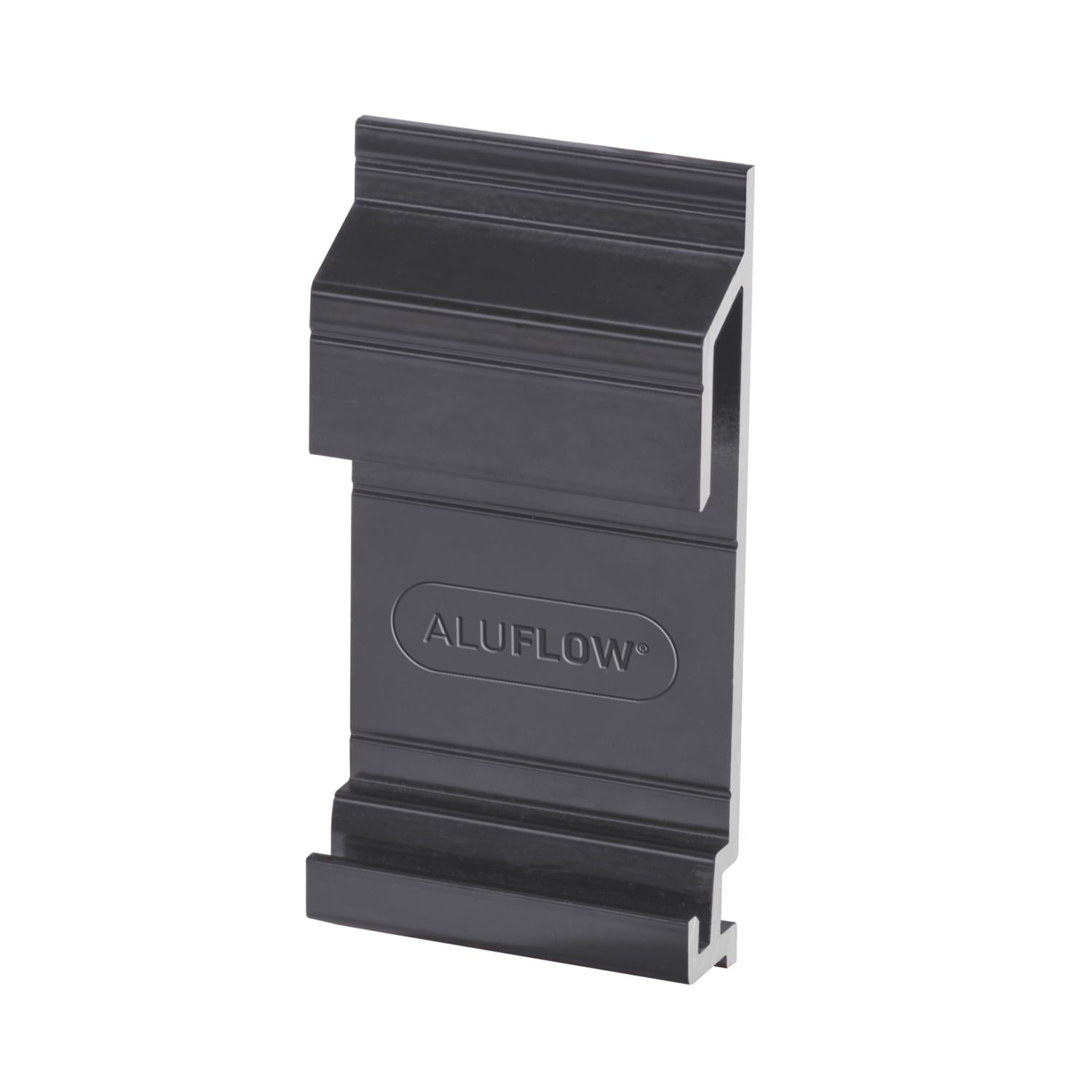 Aluflow Aluminium Half Round Rock N Lock Gutter Bracket Grey 115mm (377KA)